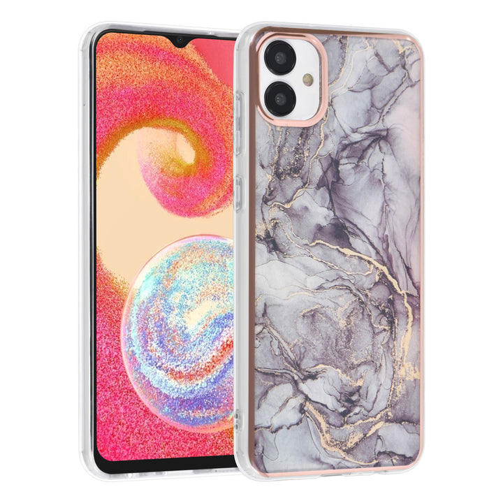 UNIQ Accessory Samsung Galaxy A04e TPU Back Cover hoesje - Marble Grey-Hoesjes-Ilumina Benelux