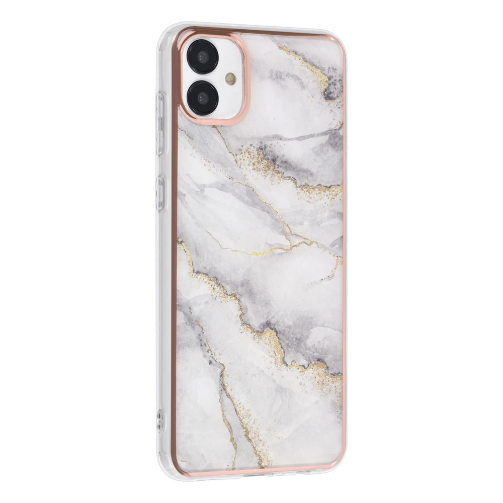 UNIQ Accessory Samsung Galaxy A04e TPU Back Cover hoesje - Marble White-Hoesjes-Ilumina Benelux