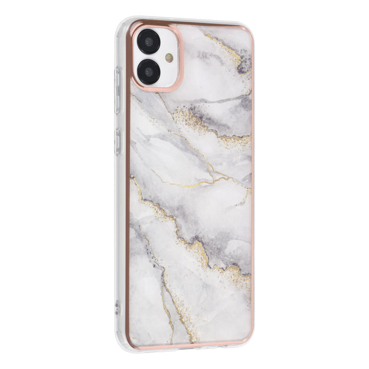UNIQ Accessory Samsung Galaxy A04e TPU Back Cover hoesje - Marble White-Hoesjes-Ilumina Benelux