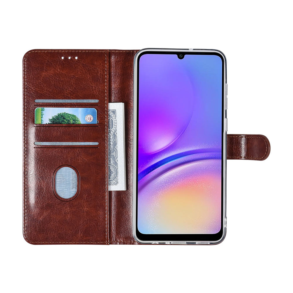 UNIQ Accessory Samsung Galaxy A05 Book Case hoesje Pasjeshouder - Bruin-Hoesjes-Ilumina Benelux