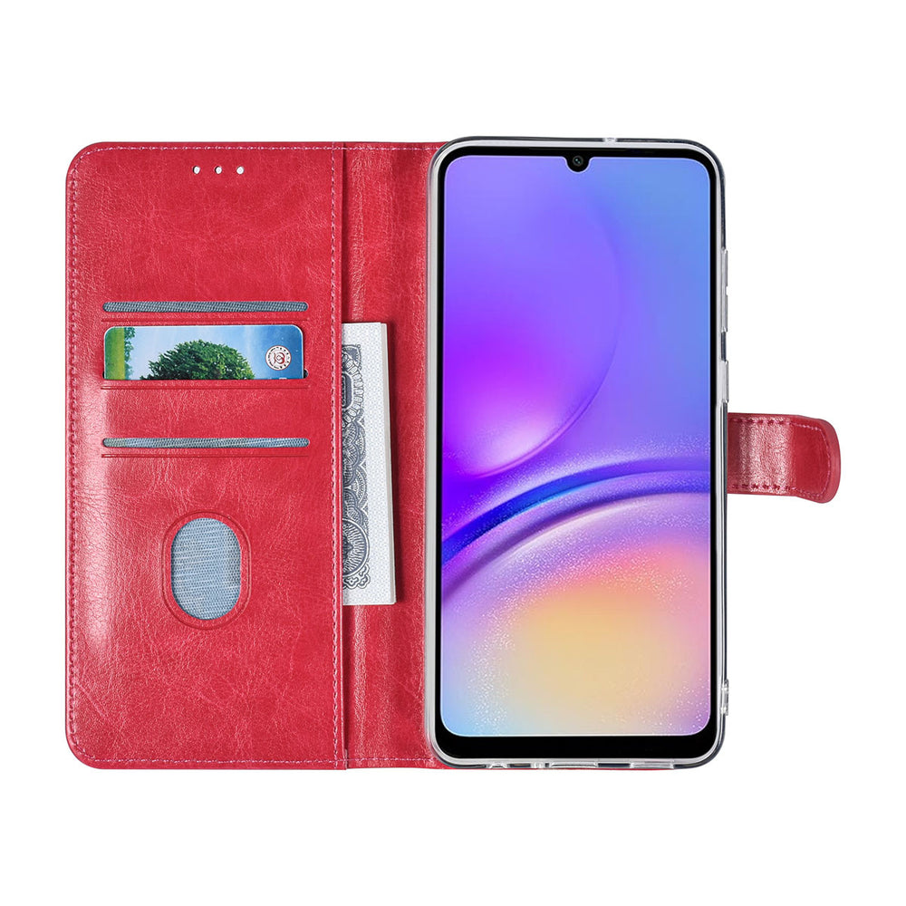 UNIQ Accessory Samsung Galaxy A05 Book Case hoesje Pasjeshouder - Felroze-Hoesjes-Ilumina Benelux