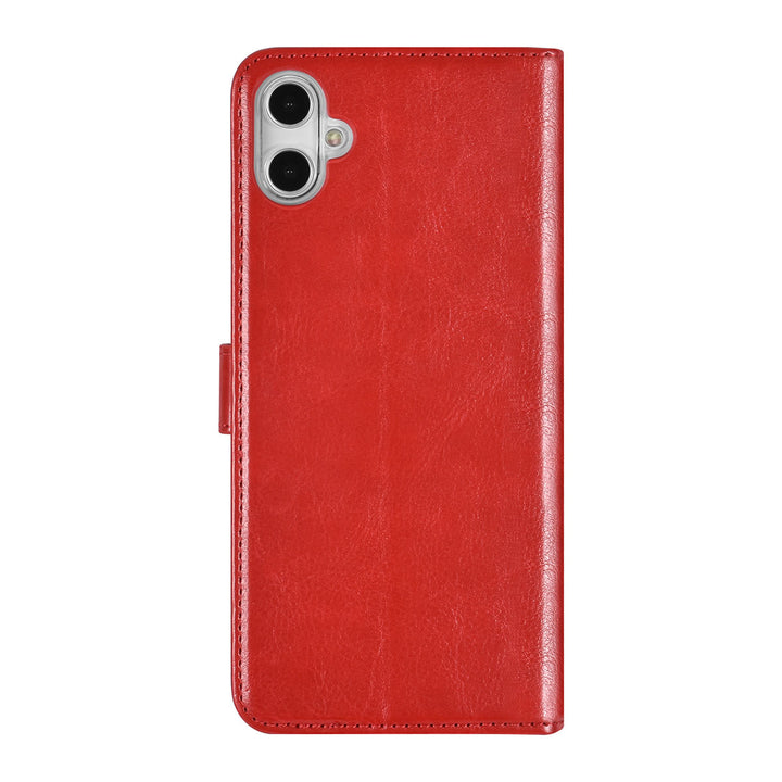 UNIQ Accessory Samsung Galaxy A05 Book Case hoesje Pasjeshouder - Rood-Hoesjes-Ilumina Benelux