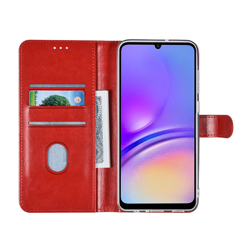 UNIQ Accessory Samsung Galaxy A05 Book Case hoesje Pasjeshouder - Rood-Hoesjes-Ilumina Benelux