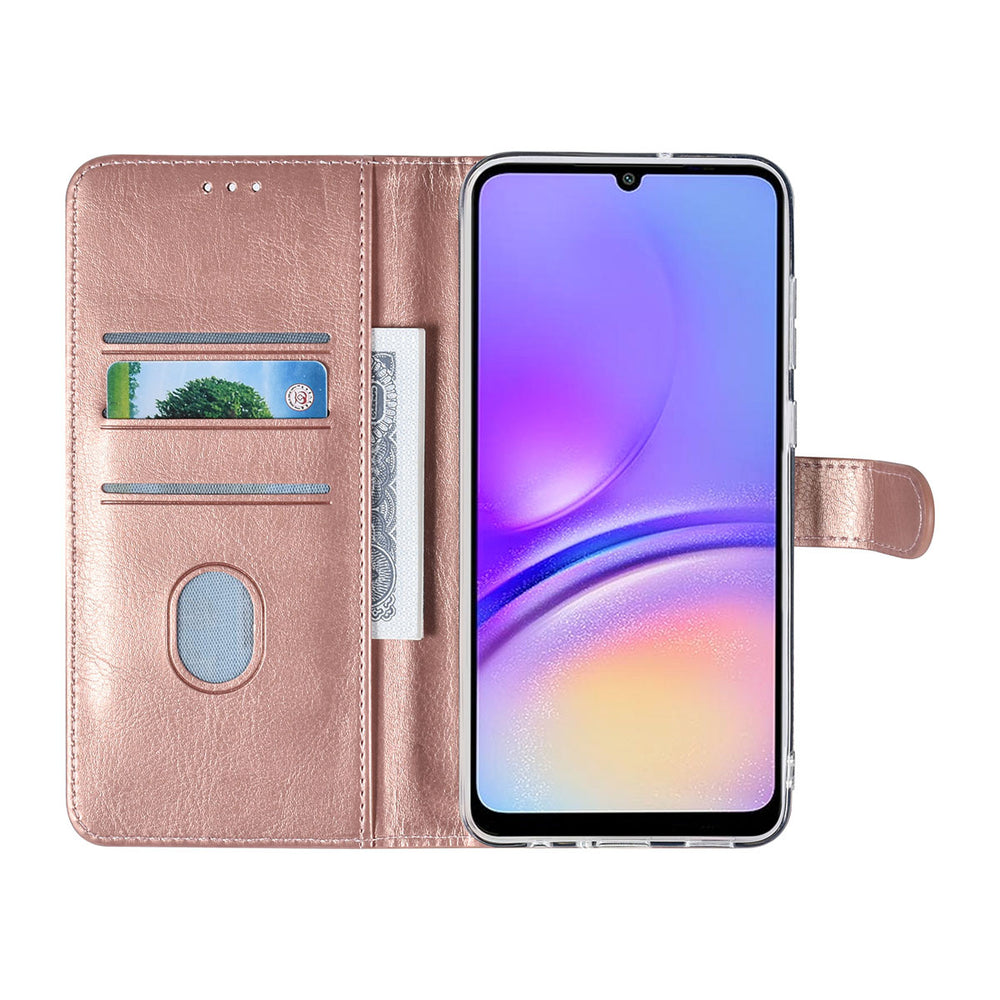 UNIQ Accessory Samsung Galaxy A05 Book Case hoesje Pasjeshouder - Rose Gold-Hoesjes-Ilumina Benelux