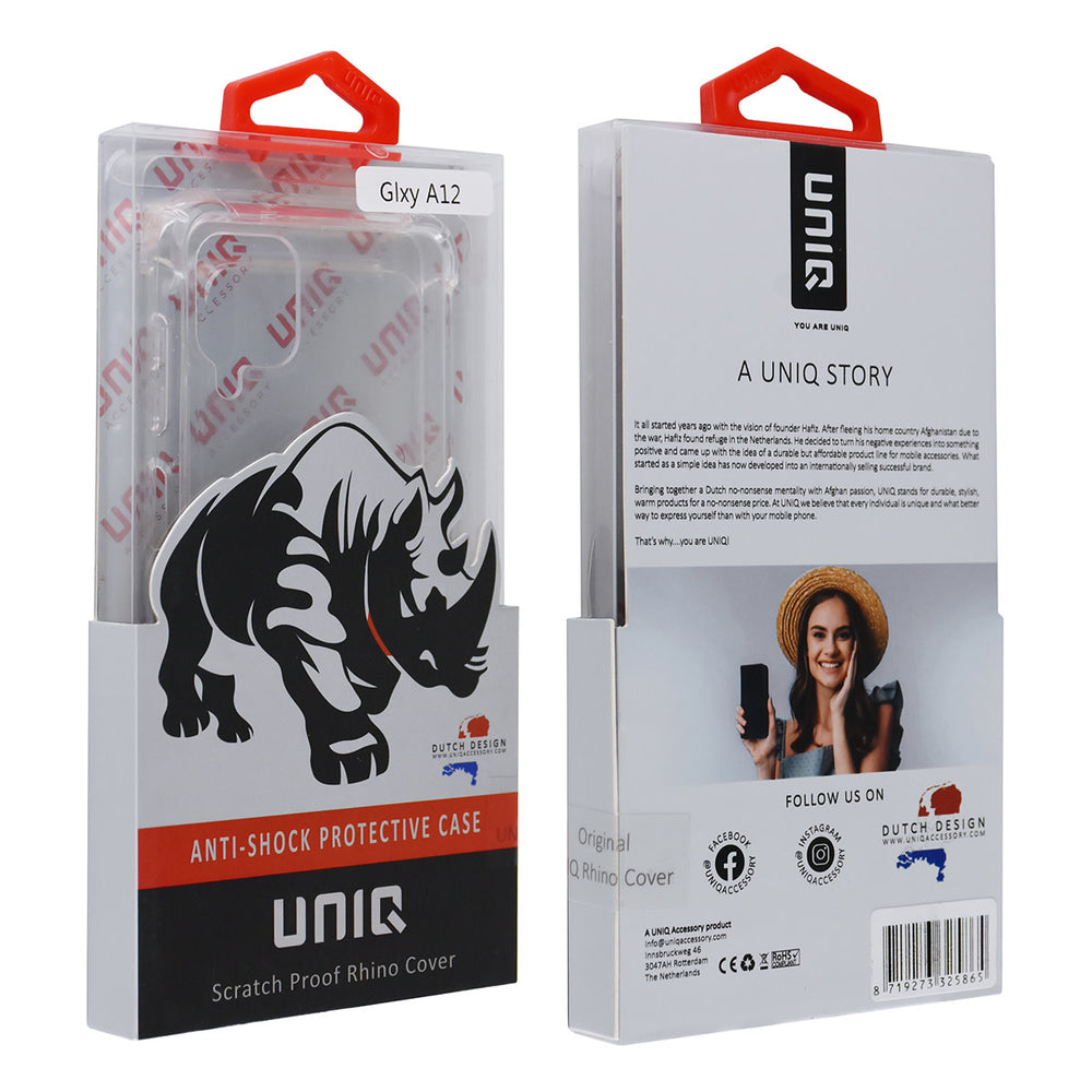 UNIQ Accessory Samsung Galaxy A12 TPU Backcover - Antishock - Transparant-Hoesjes-Ilumina Benelux