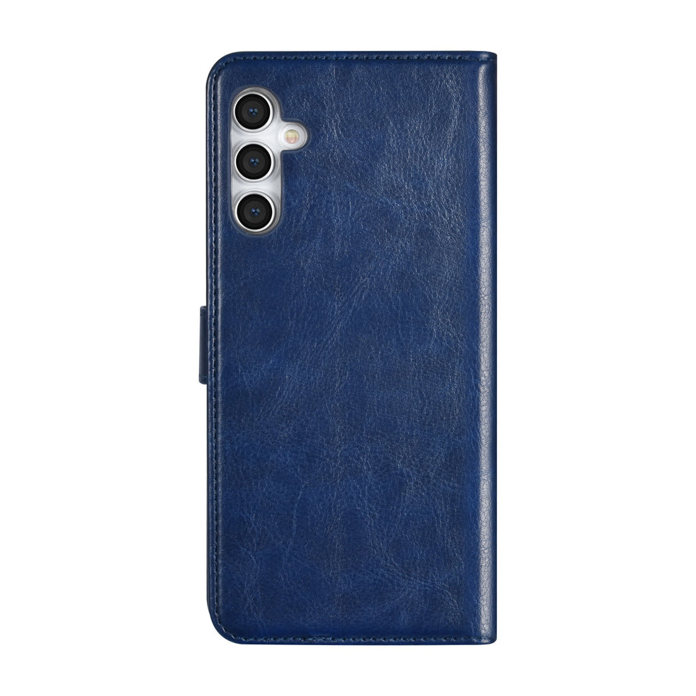UNIQ Accessory Samsung Galaxy A14 5G Book Case hoesje - Pasjeshouder voor 3 pasjes - Hanger - Blauw-Hoesjes-Ilumina Benelux