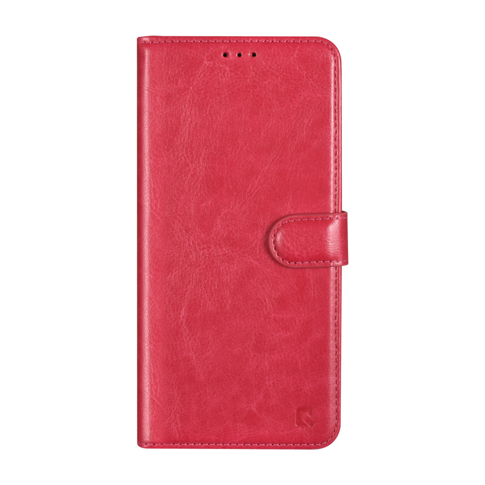 UNIQ Accessory Samsung Galaxy A14 5G Book Case hoesje - Pasjeshouder voor 3 pasjes - Hanger - Felroze-Hoesjes-Ilumina Benelux