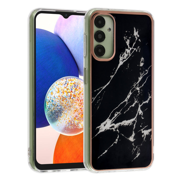 UNIQ Accessory Samsung Galaxy A14 5G TPU Backcover - Marble Black-Hoesjes-Ilumina Benelux