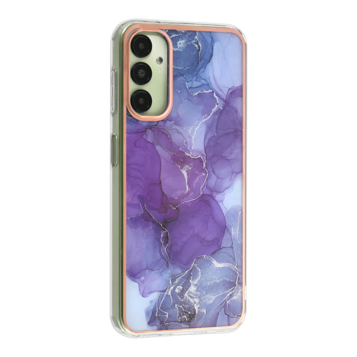 UNIQ Accessory Samsung Galaxy A14 5G TPU Backcover - Marble Purple-Hoesjes-Ilumina Benelux