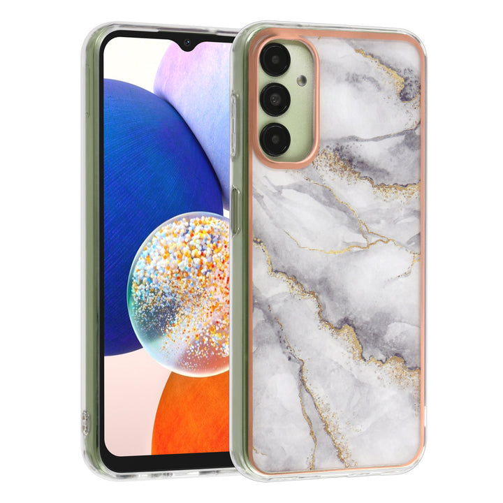 UNIQ Accessory Samsung Galaxy A14 5G TPU Backcover - Marble White-Hoesjes-Ilumina Benelux