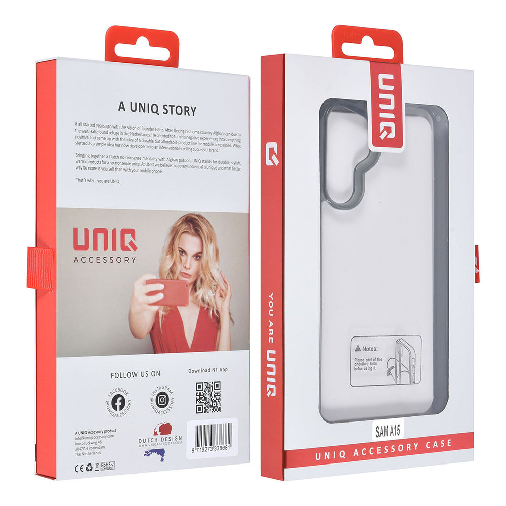 UNIQ Accessory Samsung Galaxy A15 5G Backcover hoesje - Zwart-Hoesjes-Ilumina Benelux