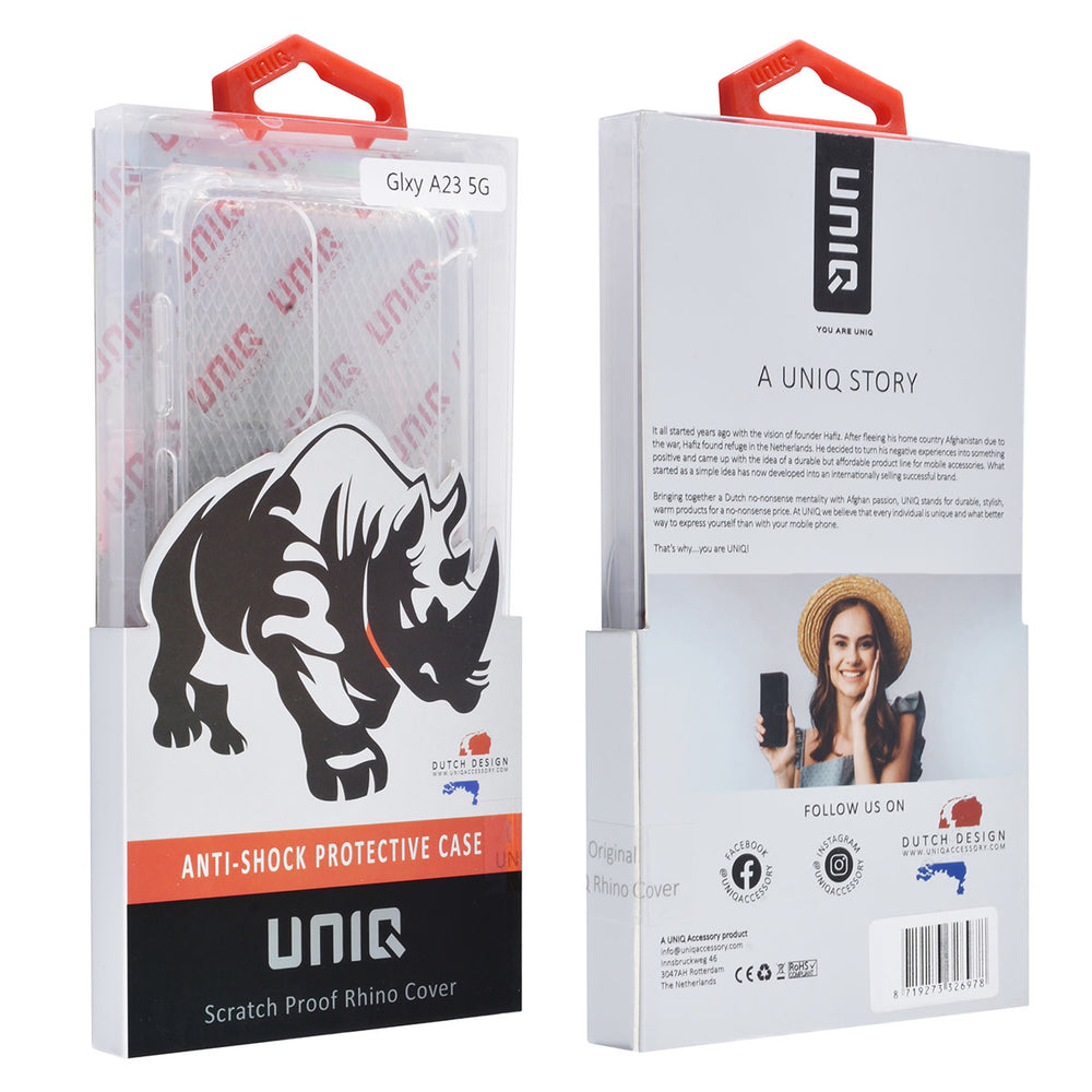 UNIQ Accessory Samsung Galaxy A23 TPU Backcover - Transparant - Antishock-Hoesjes-Ilumina Benelux