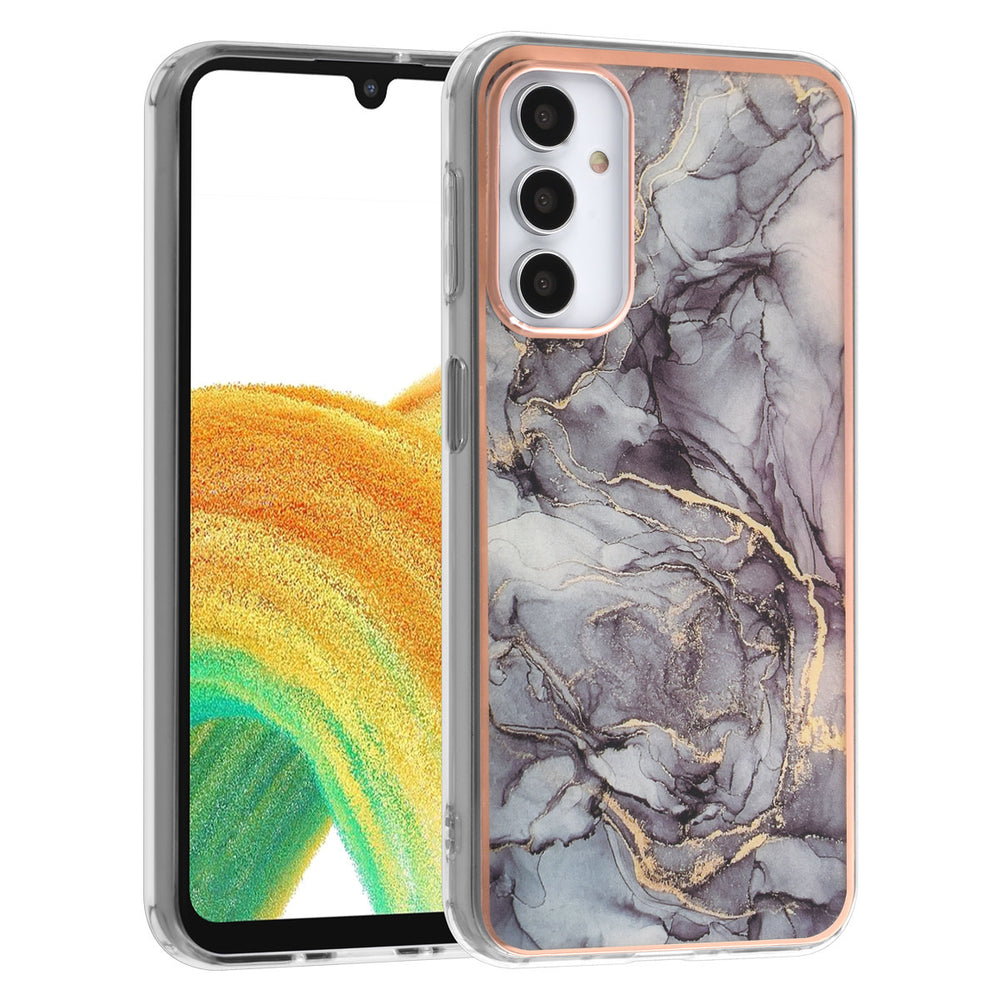 UNIQ Accessory Samsung Galaxy A24 TPU Backcover - Marble Grey-Hoesjes-Ilumina Benelux
