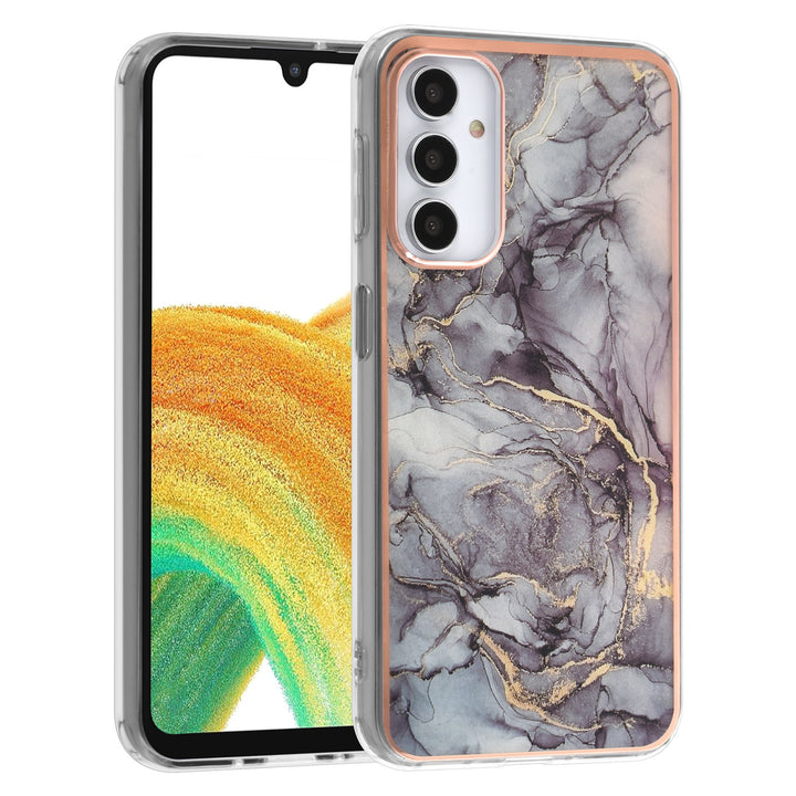 UNIQ Accessory Samsung Galaxy A24 TPU Backcover - Marble Grey-Hoesjes-Ilumina Benelux