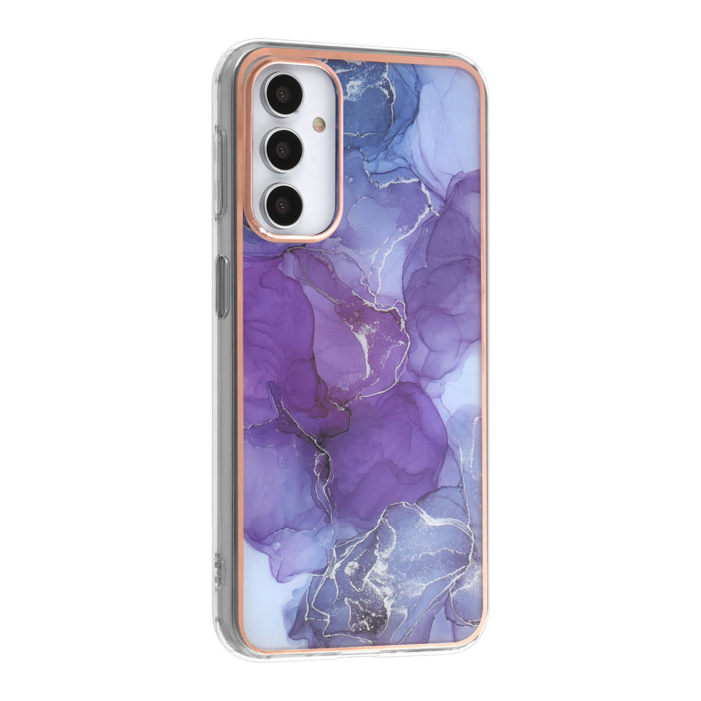 UNIQ Accessory Samsung Galaxy A24 TPU Backcover - Marble Purple-Hoesjes-Ilumina Benelux