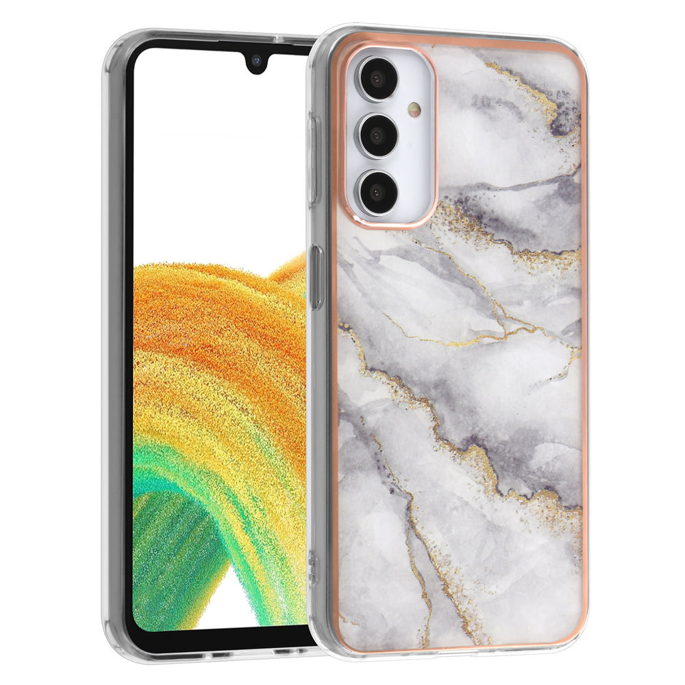 UNIQ Accessory Samsung Galaxy A24 TPU Backcover - Marble White-Hoesjes-Ilumina Benelux