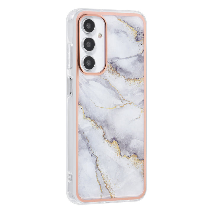 UNIQ Accessory Samsung Galaxy A25 Backcover hoesje Silicone - Marble White-Hoesjes-Ilumina Benelux