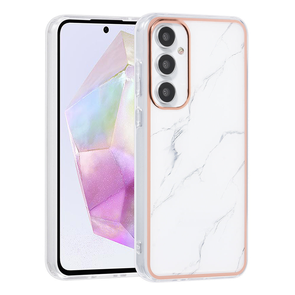 UNIQ Accessory Samsung Galaxy A35 Backcover hoesje Silicone - Marble-Hoesjes-Ilumina Benelux