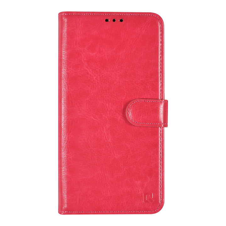 UNIQ Accessory Samsung Galaxy A35 Book Case hoesje Pasjeshouder - Felroze-Hoesjes-Ilumina Benelux