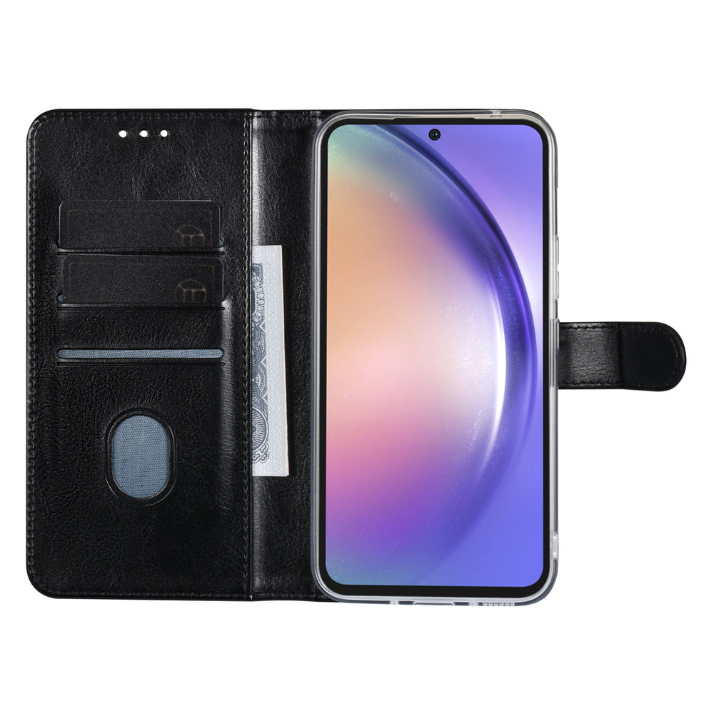 UNIQ Accessory Samsung Galaxy A54 5G Book Case hoesje - Pasjeshouder voor 3 pasjes - Hanger - Zwart-Hoesjes-Ilumina Benelux