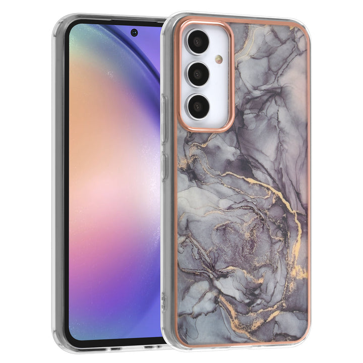 UNIQ Accessory Samsung Galaxy A54 5G TPU Backcover - Marble Grey-Hoesjes-Ilumina Benelux