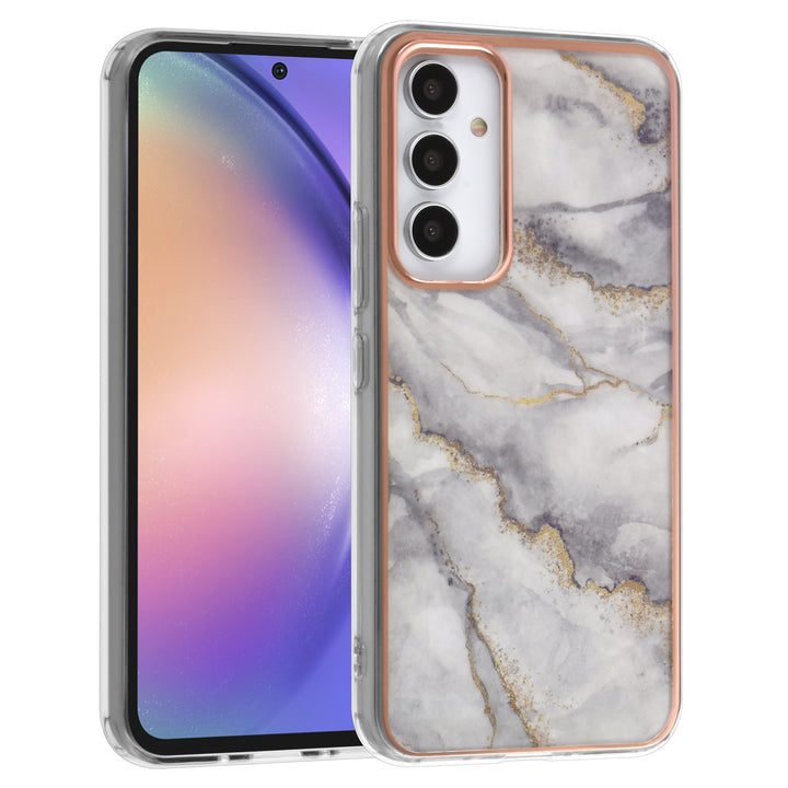 UNIQ Accessory Samsung Galaxy A54 5G TPU Backcover - Marble White-Hoesjes-Ilumina Benelux
