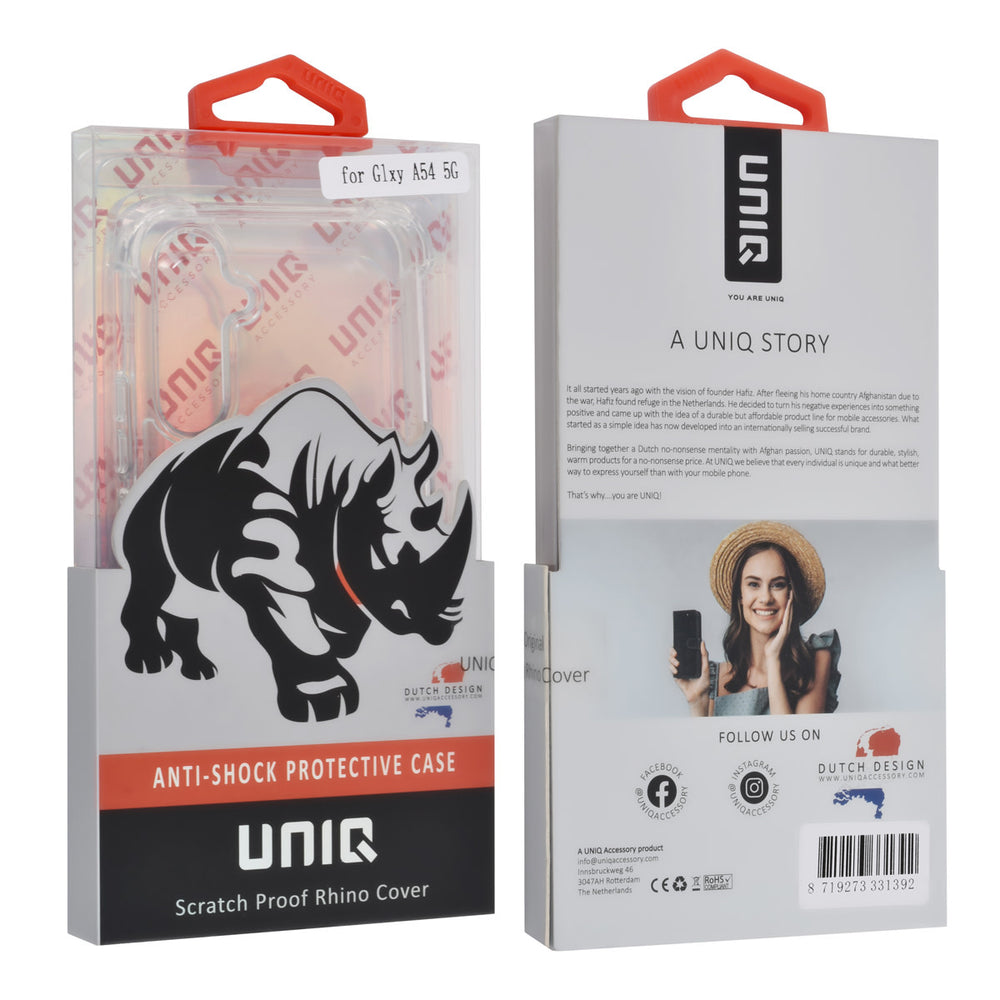 UNIQ Accessory Samsung Galaxy A54 5G TPU Backcover - Transparant - Antishock-Hoesjes-Ilumina Benelux