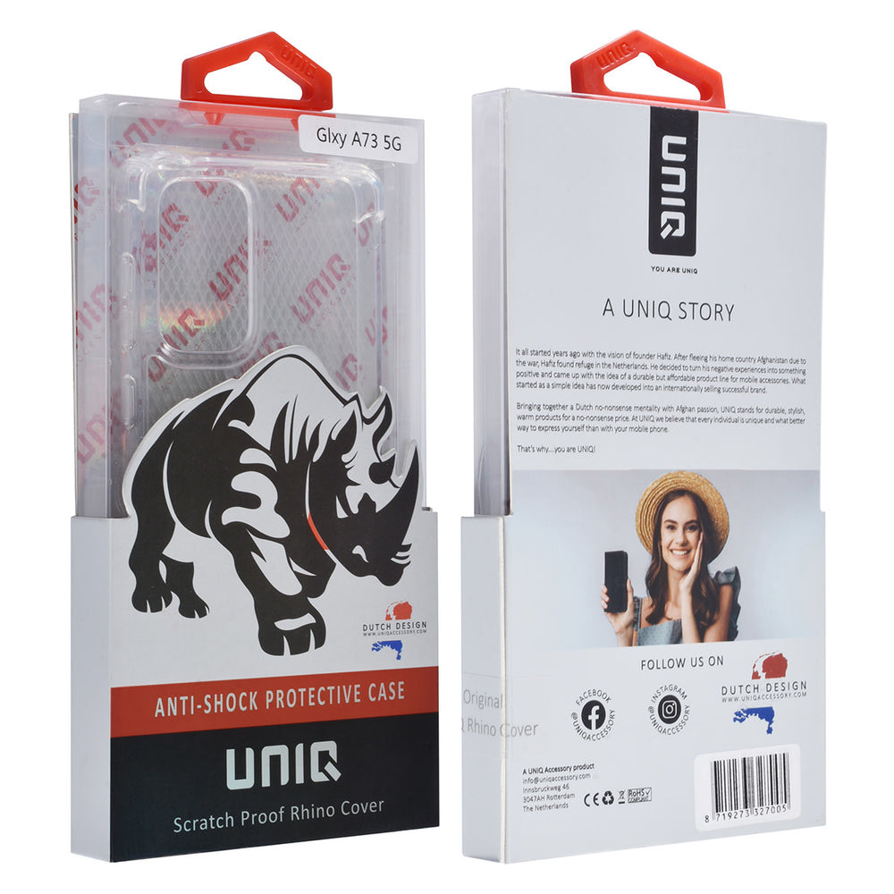 UNIQ Accessory Samsung Galaxy A73 5G TPU Backcover - Transparant - Antishock-Hoesjes-Ilumina Benelux