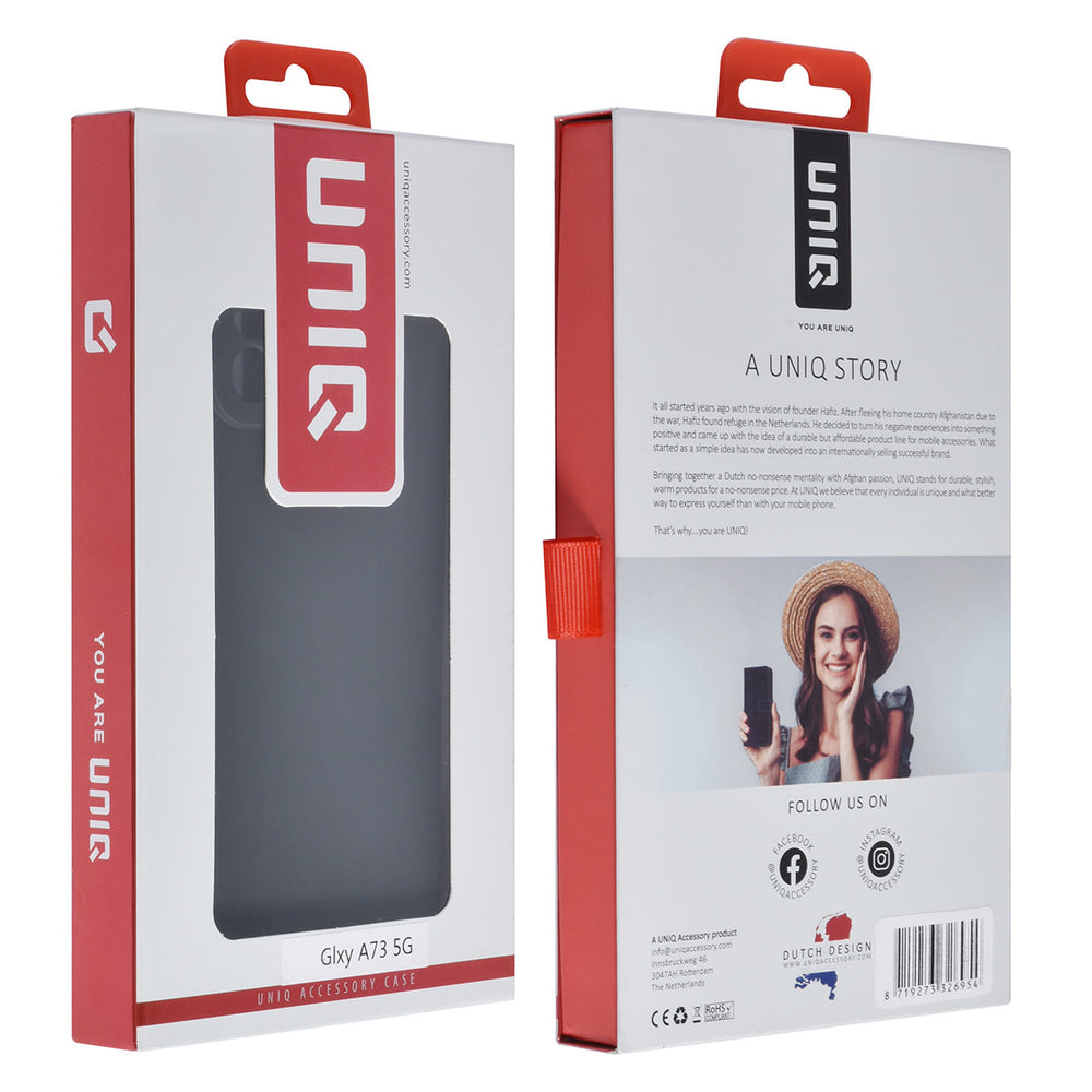 UNIQ Accessory Samsung Galaxy A73 5G TPU Backcover - Zwart-Hoesjes-Ilumina Benelux