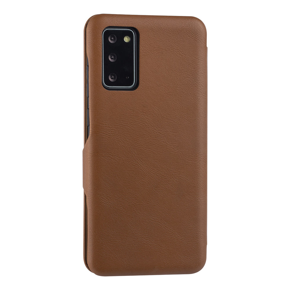 UNIQ Accessory Samsung Galaxy Note 20 Book Case hoesje - Licht Bruin-Hoesjes-Ilumina Benelux