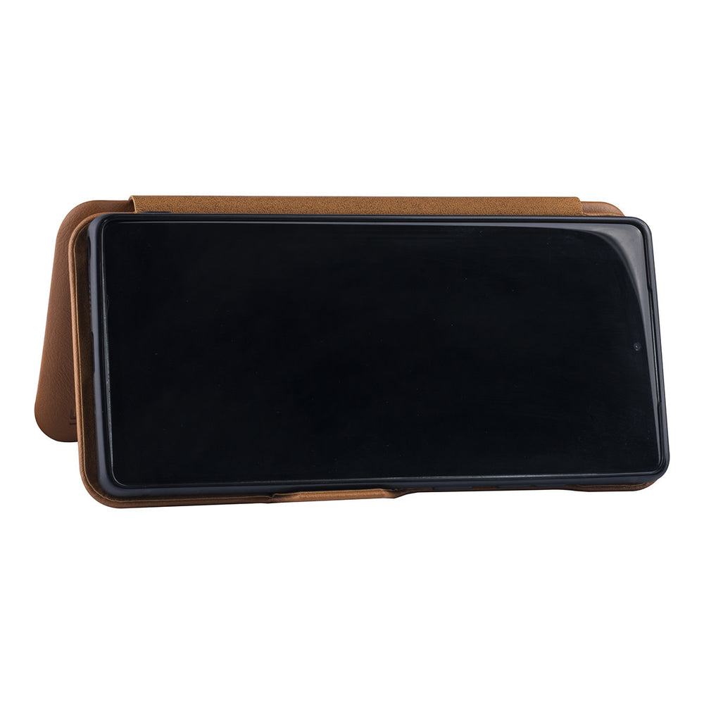 UNIQ Accessory Samsung Galaxy Note 20 Book Case hoesje - Licht Bruin-Hoesjes-Ilumina Benelux