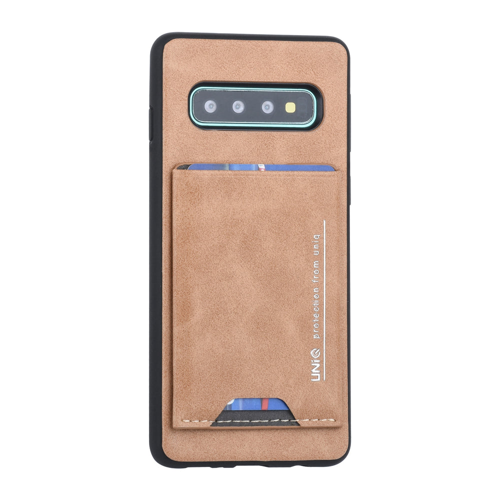 UNIQ Accessory Samsung Galaxy S10 Bruin Backcover hoesje Pasjeshouder-Hoesjes-Ilumina Benelux