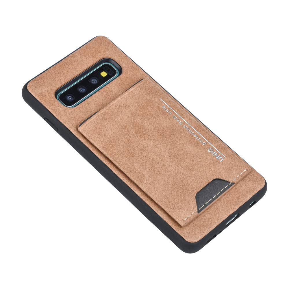 UNIQ Accessory Samsung Galaxy S10 Bruin Backcover hoesje Pasjeshouder-Hoesjes-Ilumina Benelux