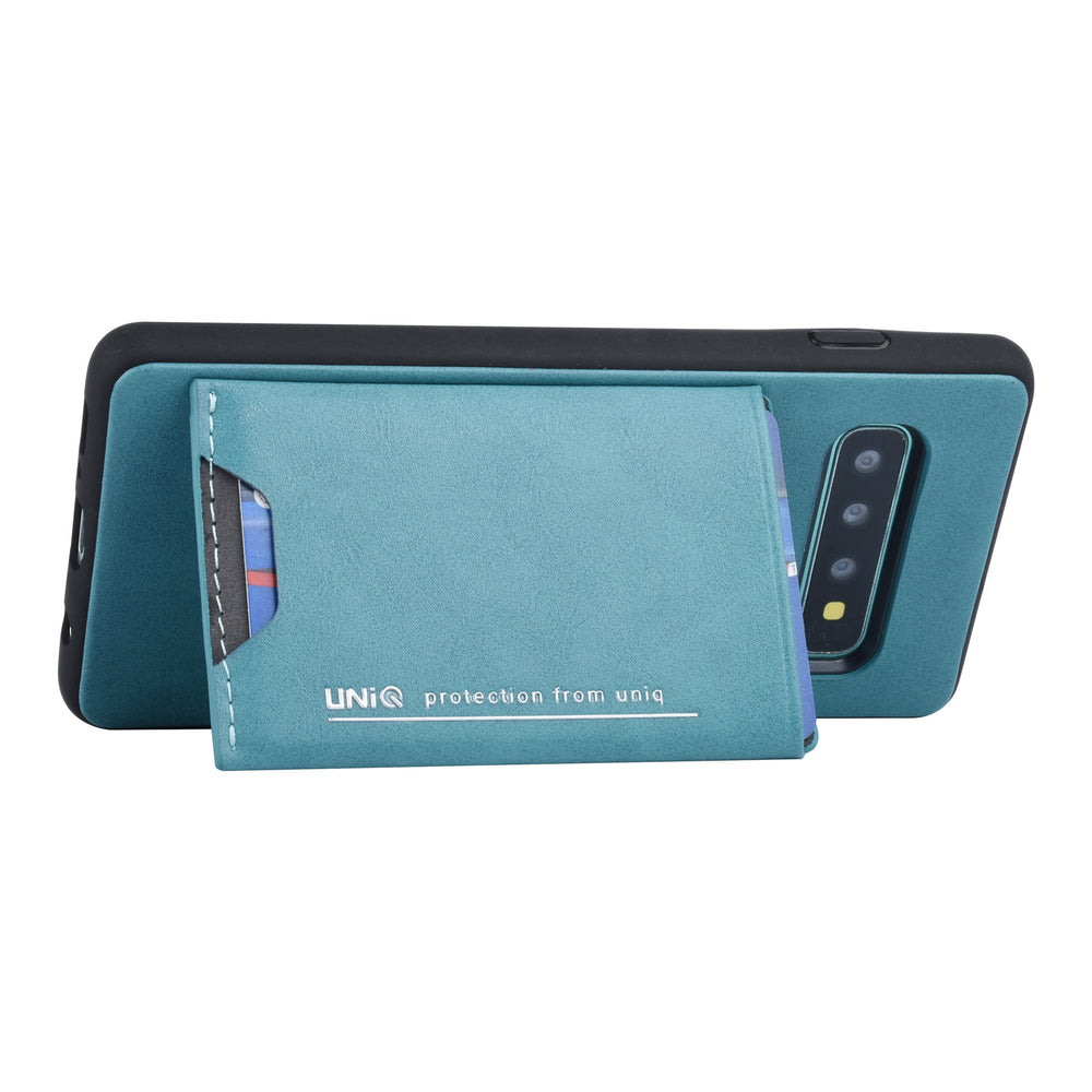 UNIQ Accessory Samsung Galaxy S10 Groen Backcover hoesje Pasjeshouder-Hoesjes-Ilumina Benelux