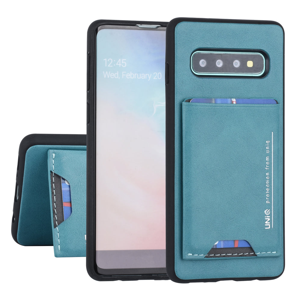 UNIQ Accessory Samsung Galaxy S10 Groen Backcover hoesje Pasjeshouder-Hoesjes-Ilumina Benelux