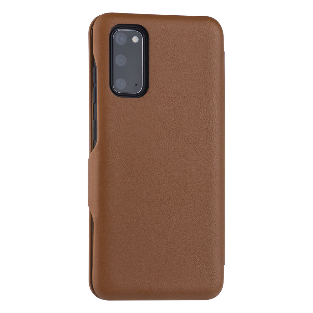 UNIQ Accessory Samsung Galaxy S20 Book Case hoesje - Licht Bruin-Hoesjes-Ilumina Benelux
