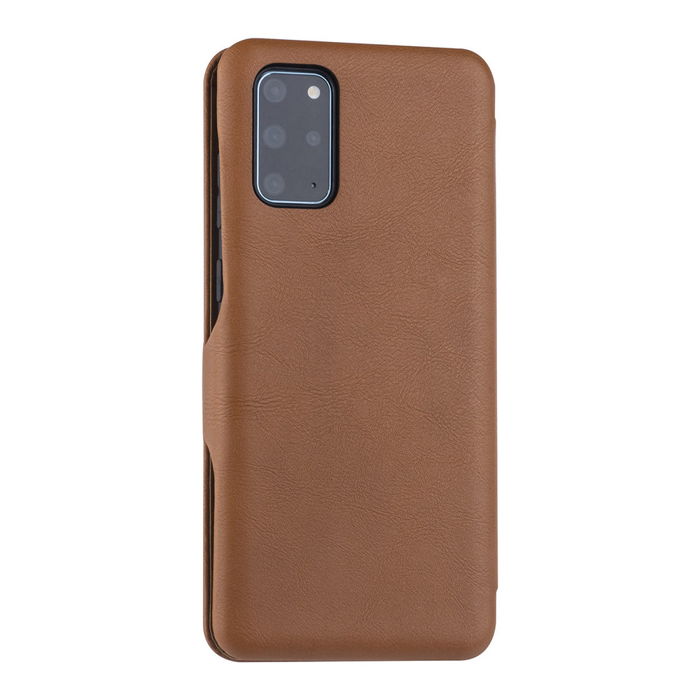 UNIQ Accessory Samsung Galaxy S20 Plus Book Case hoesje - Licht Bruin-Hoesjes-Ilumina Benelux
