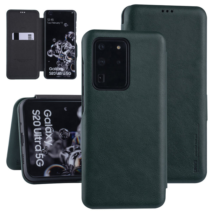 UNIQ Accessory Samsung Galaxy S20 Ultra Book Case hoesje - Groen-Hoesjes-Ilumina Benelux