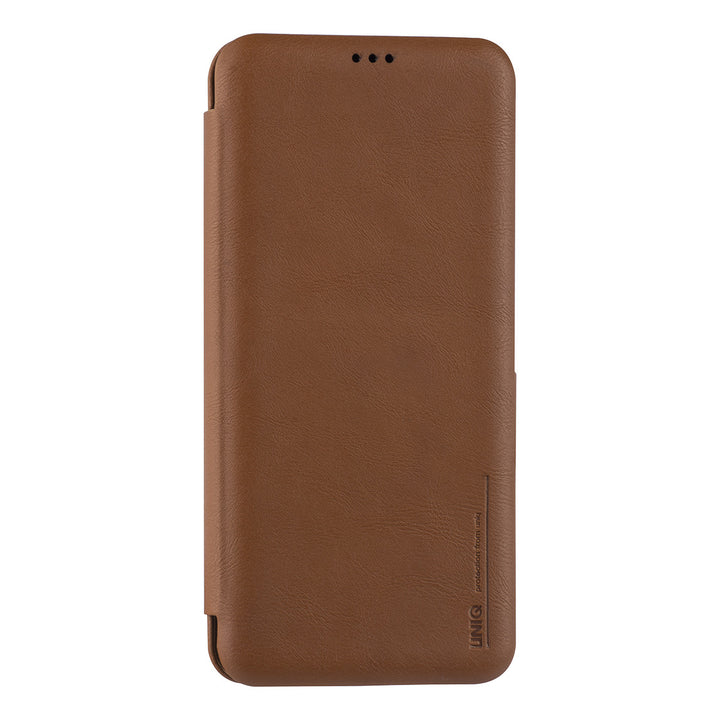 UNIQ Accessory Samsung Galaxy S20 Ultra Book Case hoesje - Licht Bruin-Hoesjes-Ilumina Benelux