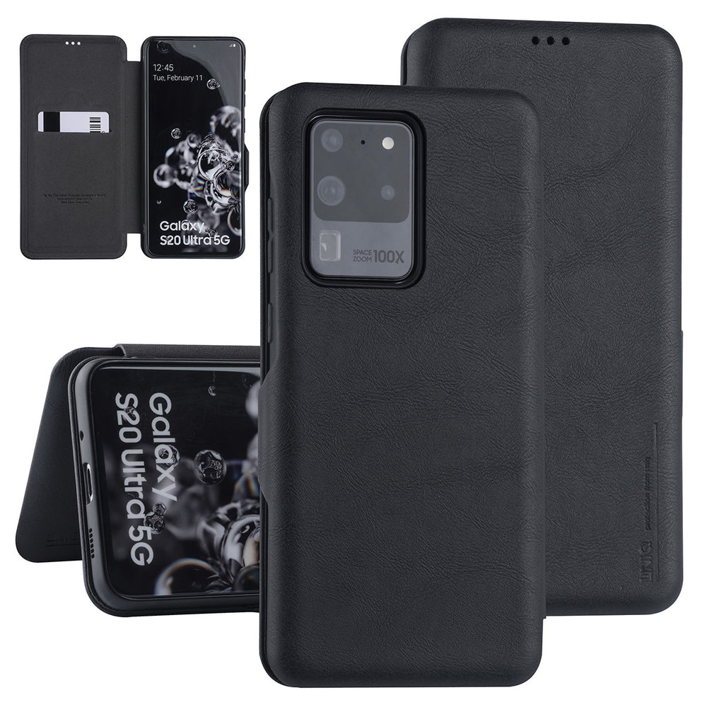 UNIQ Accessory Samsung Galaxy S20 Ultra Book Case hoesje - Zwart-Hoesjes-Ilumina Benelux