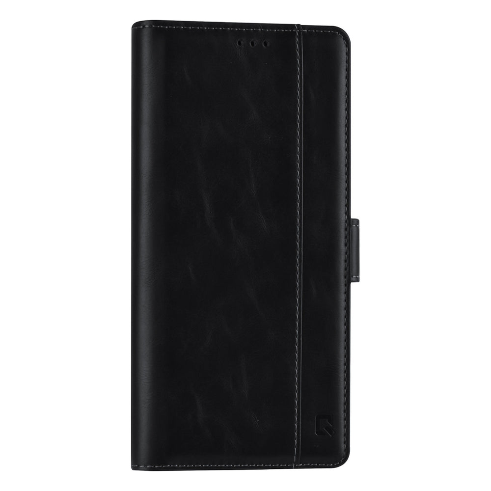UNIQ Accessory Samsung Galaxy S21 Plus Book Case hoesje - Zwart - Pasjeshouder 3 pasjes - PU Leather-Hoesjes-Ilumina Benelux