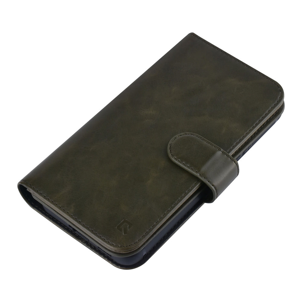 UNIQ Accessory Samsung Galaxy S22 Book Case hoesje - Pasjeshouder voor 9 pasjes - Magneetsluiting - DonkerGroen-Hoesjes-Ilumina Benelux