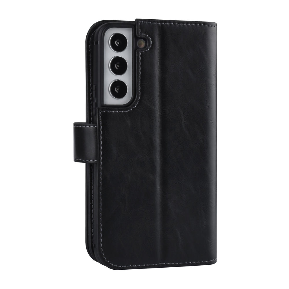 UNIQ Accessory Samsung Galaxy S22 Book Case hoesje - Pasjeshouder voor 9 pasjes - Magneetsluiting - Zwart-Hoesjes-Ilumina Benelux