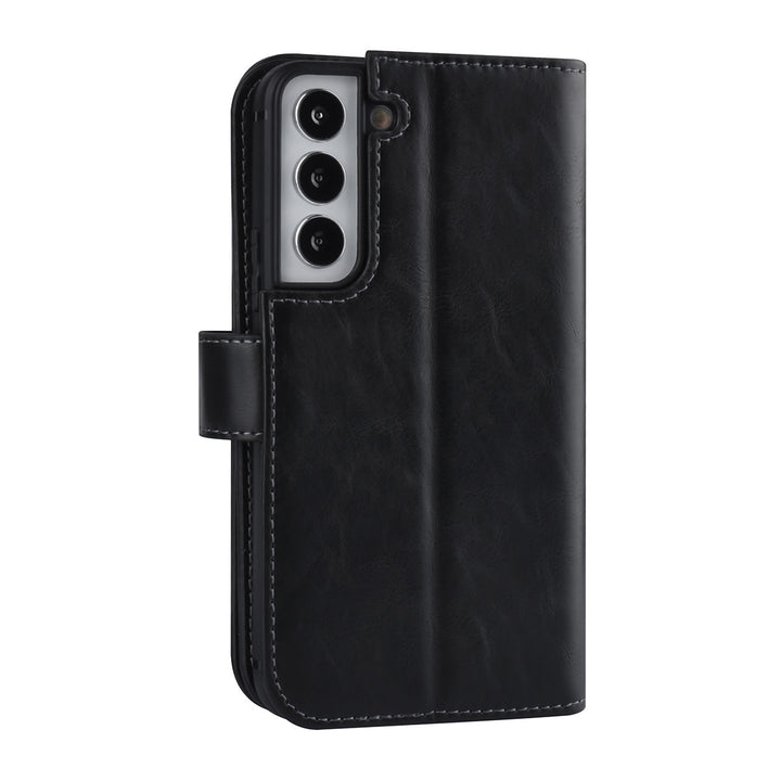 UNIQ Accessory Samsung Galaxy S22 Book Case hoesje - Pasjeshouder voor 9 pasjes - Magneetsluiting - Zwart-Hoesjes-Ilumina Benelux