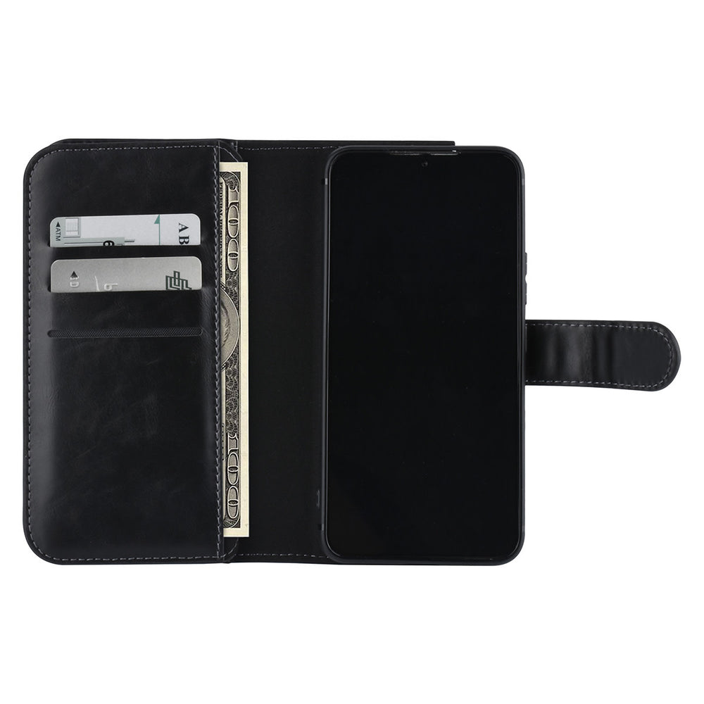 UNIQ Accessory Samsung Galaxy S22 Book Case hoesje - Pasjeshouder voor 9 pasjes - Magneetsluiting - Zwart-Hoesjes-Ilumina Benelux