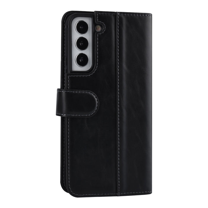 UNIQ Accessory Samsung Galaxy S22 Plus Book Case hoesje - Pasjeshouder voor 3 pasjes - Magneetsluiting - Zwart-Hoesjes-Ilumina Benelux