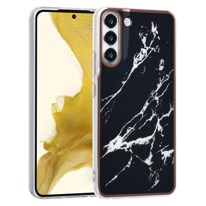 UNIQ Accessory Samsung Galaxy S22 Plus TPU Backcover - Marble Black-Hoesjes-Ilumina Benelux