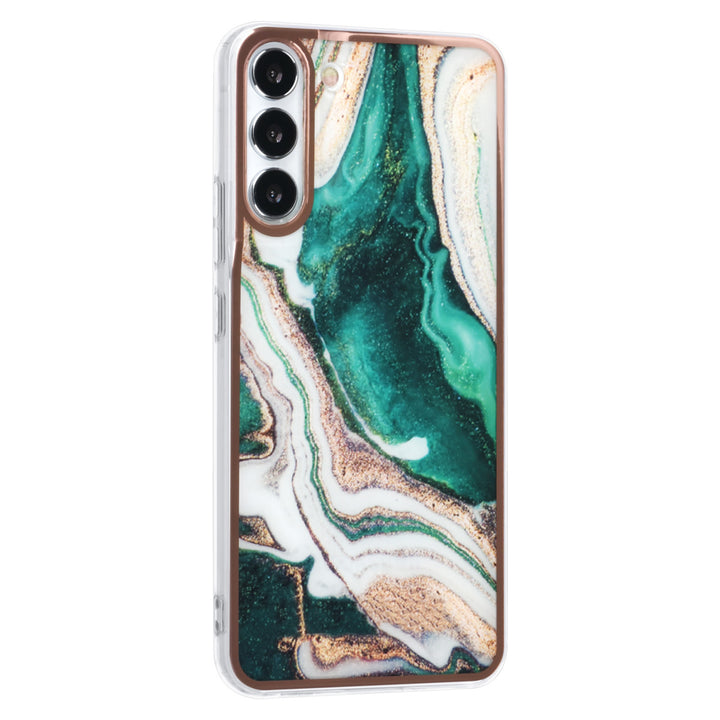 UNIQ Accessory Samsung Galaxy S22 Plus TPU Backcover - Marble Green-Hoesjes-Ilumina Benelux