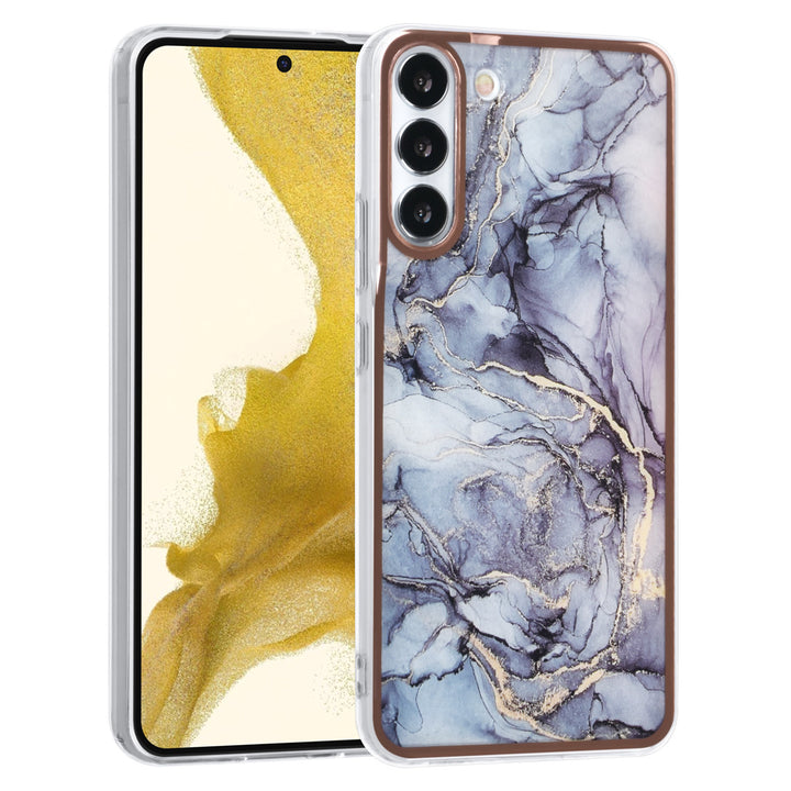 UNIQ Accessory Samsung Galaxy S22 Plus TPU Backcover - Marble Grey-Hoesjes-Ilumina Benelux