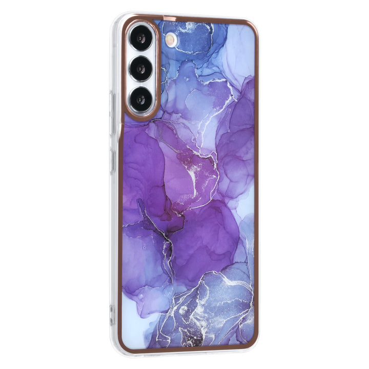 UNIQ Accessory Samsung Galaxy S22 Plus TPU Backcover - Marble Purple-Hoesjes-Ilumina Benelux